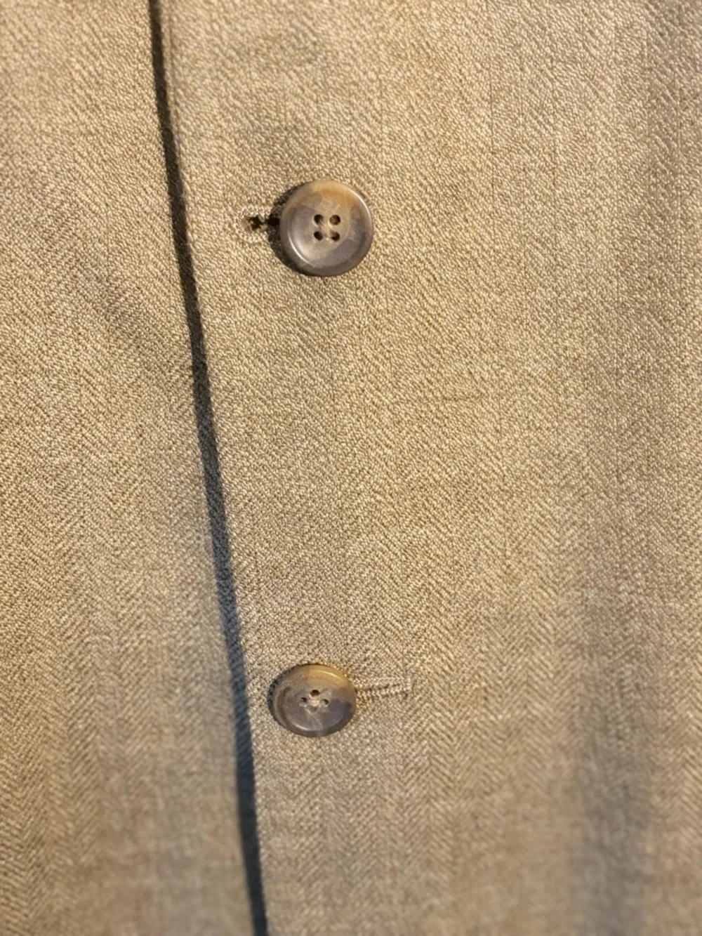 Vintage Oscar De La Renta Lambswool Cashmere Blend Blazer Sports Coat Size 46R